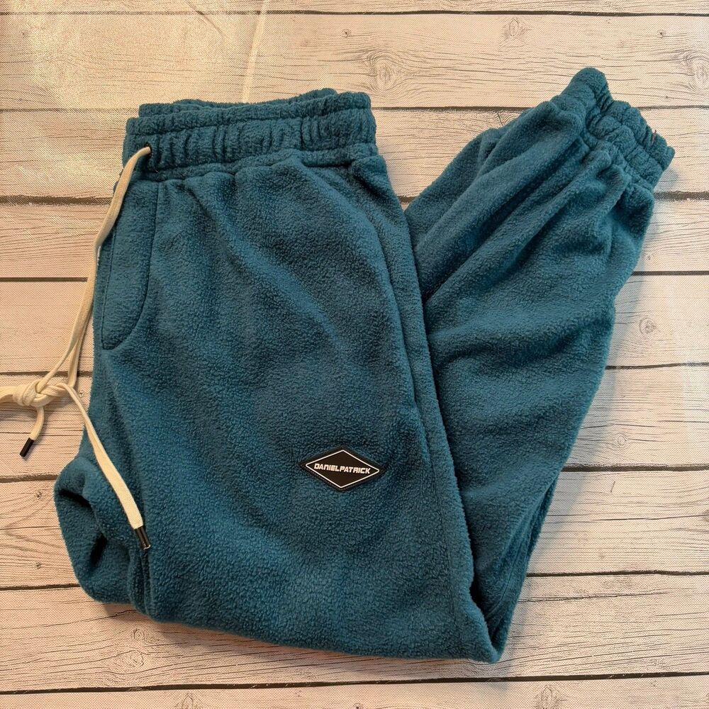 Daniel Patrick Polar Fleece Roaming Sweatpants Blue/greenish  Sz  XL